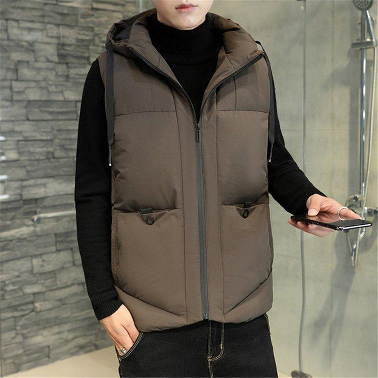 見事な ジャケット ダウンベスト メンズ 中綿 ツイードベスト 中綿ベスト 防寒ベス ダウンベスト メンズ 中綿 ツイードベスト 中綿ベスト 防寒ベスト 暖かい 保温 ベスト フード取り外しok スタンドカラー フェイク ダウン ベスト