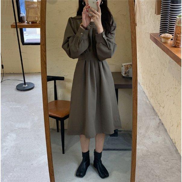 世界の 代 おしゃれ きれいめ ロングワンピース 大きいサイズ 韓国風 冬 秋 ワンピースレディース 30代 ゆったり 二次会 Ol 通勤 着痩せ 同窓会 長袖 ワンピース サイズ Xl Www We Job Com