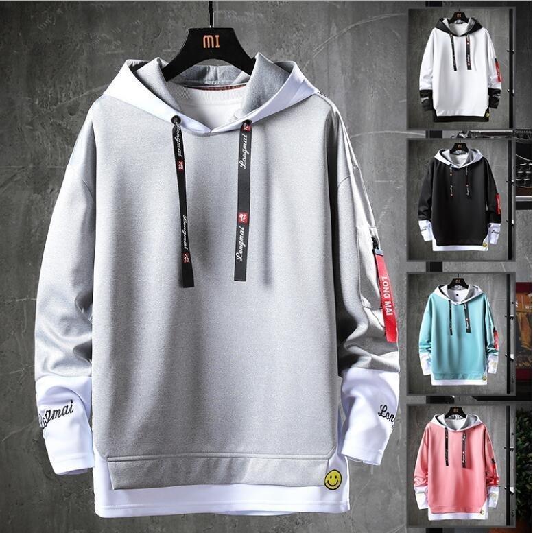 パーカー メンズ スウェット 秋ティーシャツ プルオーバーパーカー 重ね着 カジュアル フード付き 長袖 Tシャツ Zys1013i ナカマ 通販 Yahoo ショッピング