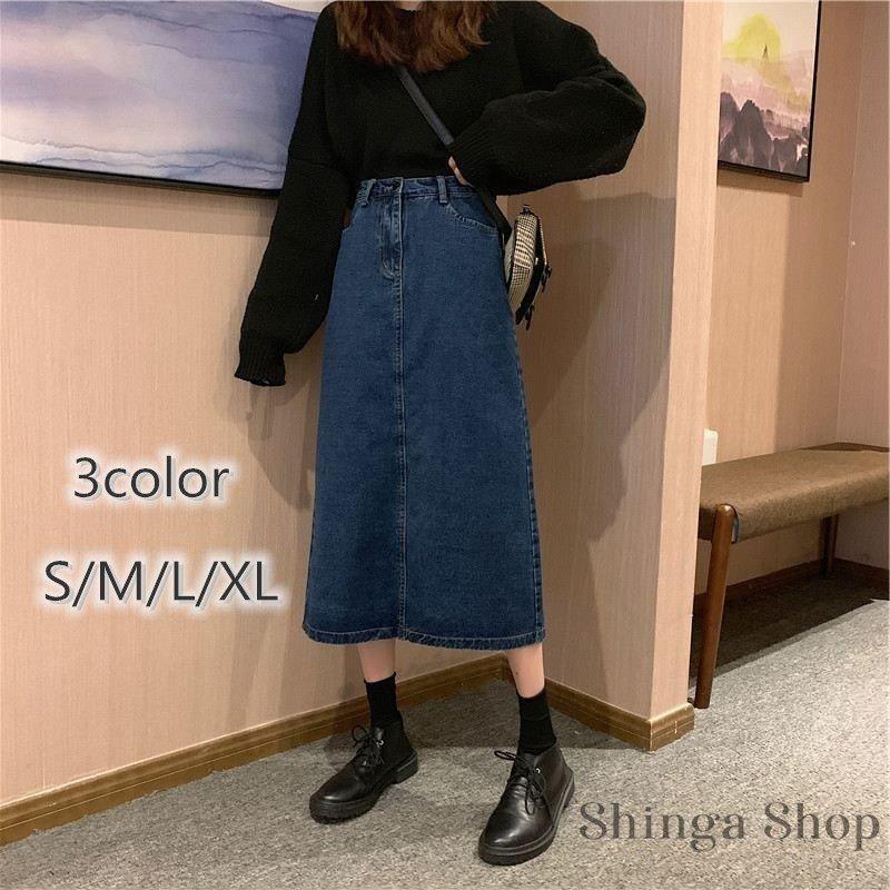 デニムスカート スカート レディース 夏 秋冬 ロング丈 ロングスカートおしゃれ カジュアルコーデ お出かけ 大人 30代 40代 50代 60代 Ol ママ 母 Zys1028c ナカマ 通販 Yahoo ショッピング