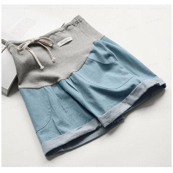 マタニティーパンツデニムジーンズショートパンツマタニティウエア妊娠服レディースオシャレ女性用デニム夏 独創的