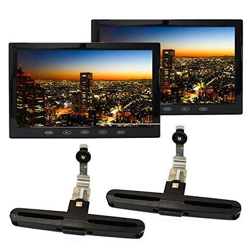 21年最新海外 ドリームメーカー 10 1インチオンダッシュモニター 2台セット カーモニター 車載 Ips液晶 Rca Ac Dc スピーカー 内蔵 Mt101b Twin 正規店仕入れの