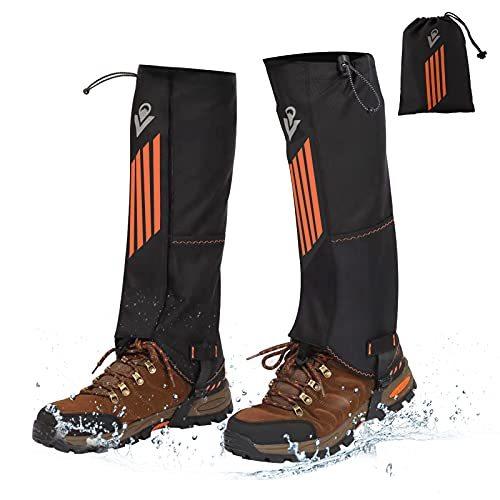 値下げ 防寒 防風 悪天候対策 雪 雨 泥除け 防水 ロングスパッツ 登山ゲイター Vihir トレッキング 男女兼用 収納袋付き 登山用品 アウトドア ゲイター Delpapadistributing Com