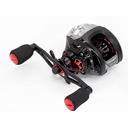 Zjianc ベイトリール左ハンドル ベイトフィネス リール 穴釣り バス釣り シーバス釣り ベイトリール 初