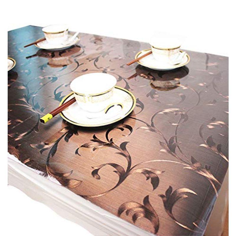 【79%OFF!】EGROON PVC製 テーブルクロス テーブルマット ビニールクロス 長方形 正方形 ビニールマット デスクマット 防水 耐熱 耐久 汚れ