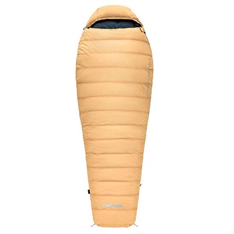 人気満点人気満点KingCamp 寝袋 ダウン シュラフ マミー型 防水