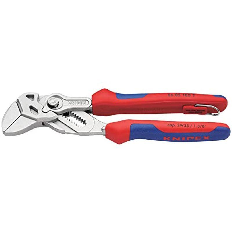 クニペックス KNIPEX 8605-180TBK (BK) プライヤーレンチ 落下防止
