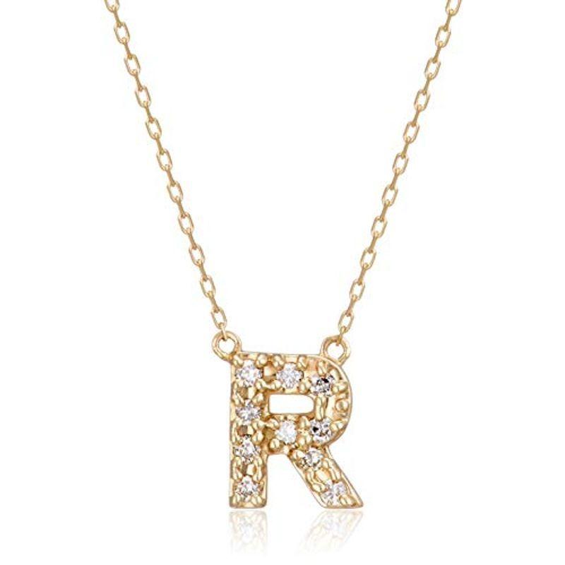 エステール ESTELLE WEB限定ダイヤモンド K10 イエローゴールド イニシャル ネックレス(R) 0344-1817-0017-0