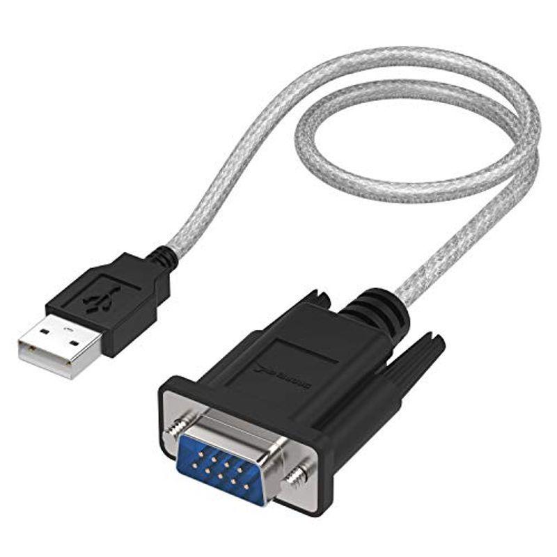 新発売のSabrent USBからRS-232 シリアル変換ケーブル (SBT-US D-sub9ピン アダプタ (Prolific PL2303)  ディスプレイ、モニター