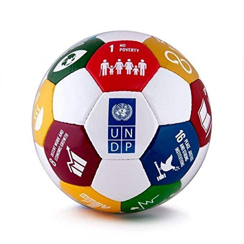 Sdgs サッカー ボール 国連正規品 5号 チャリティー 募金 独特な