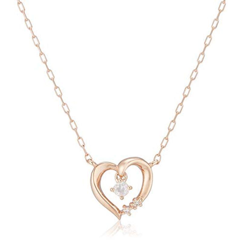 ヨンドシー 4℃ 6月誕生石K10ピンクゴールド ネックレス 11182-612-3119-00-00