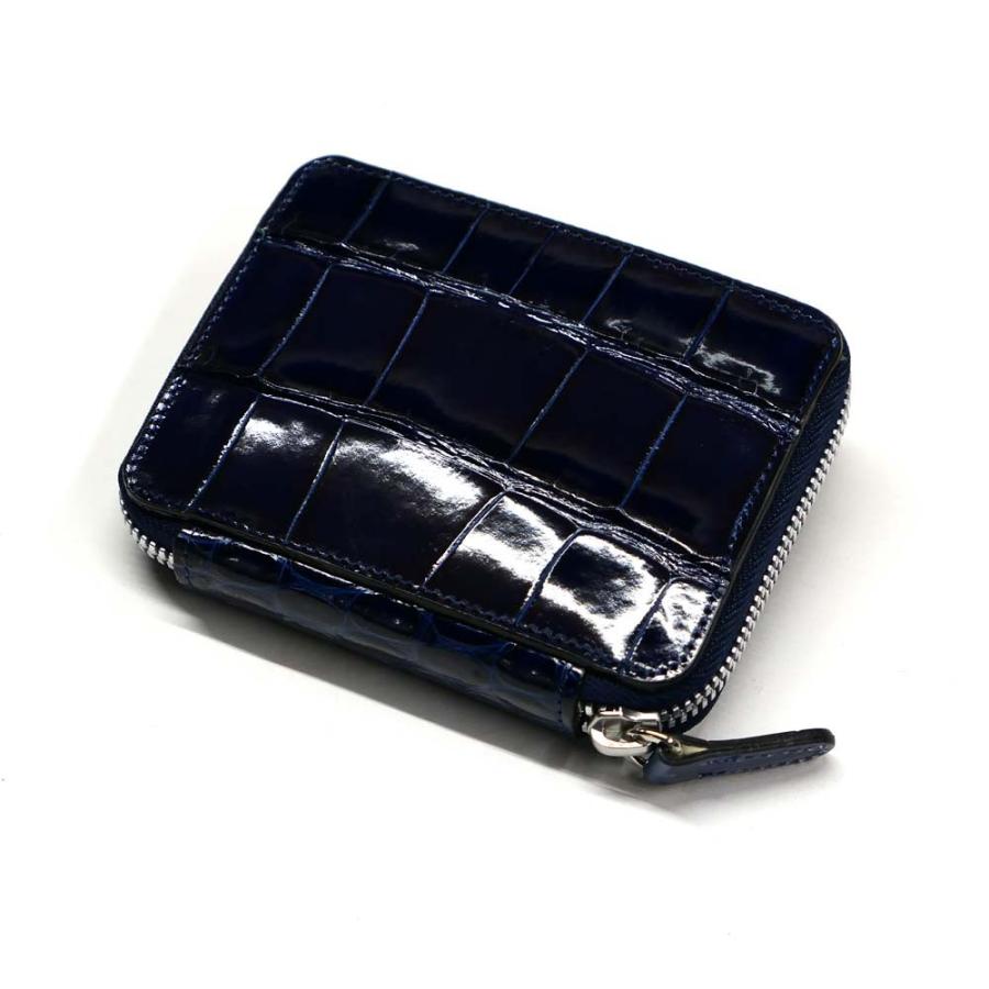 21年最新海外 キーケース ラウンドファスナータイプ クロコダイル ワニ革 レザー 牛革 スマートキー キーレス収納 グレージング 藍染 Expectation Www Mysmileteethwhitening Com