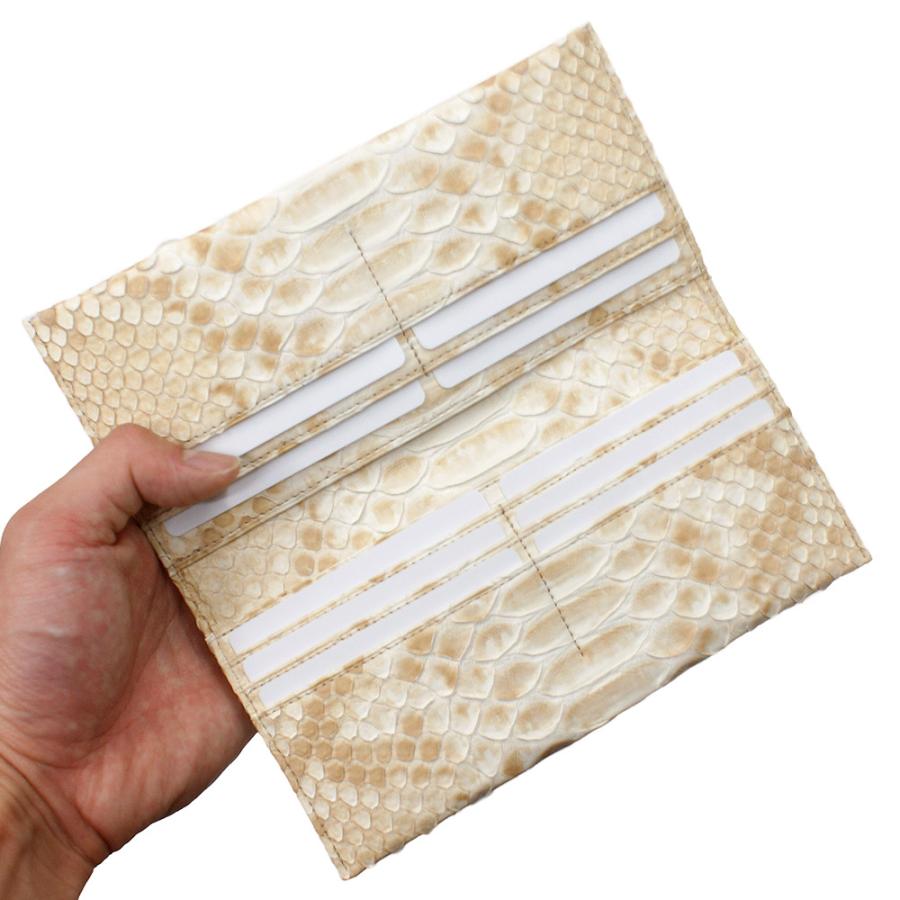 長財布 メンズ レディース 小銭入れなし マチなし スリム 薄い 薄型 本