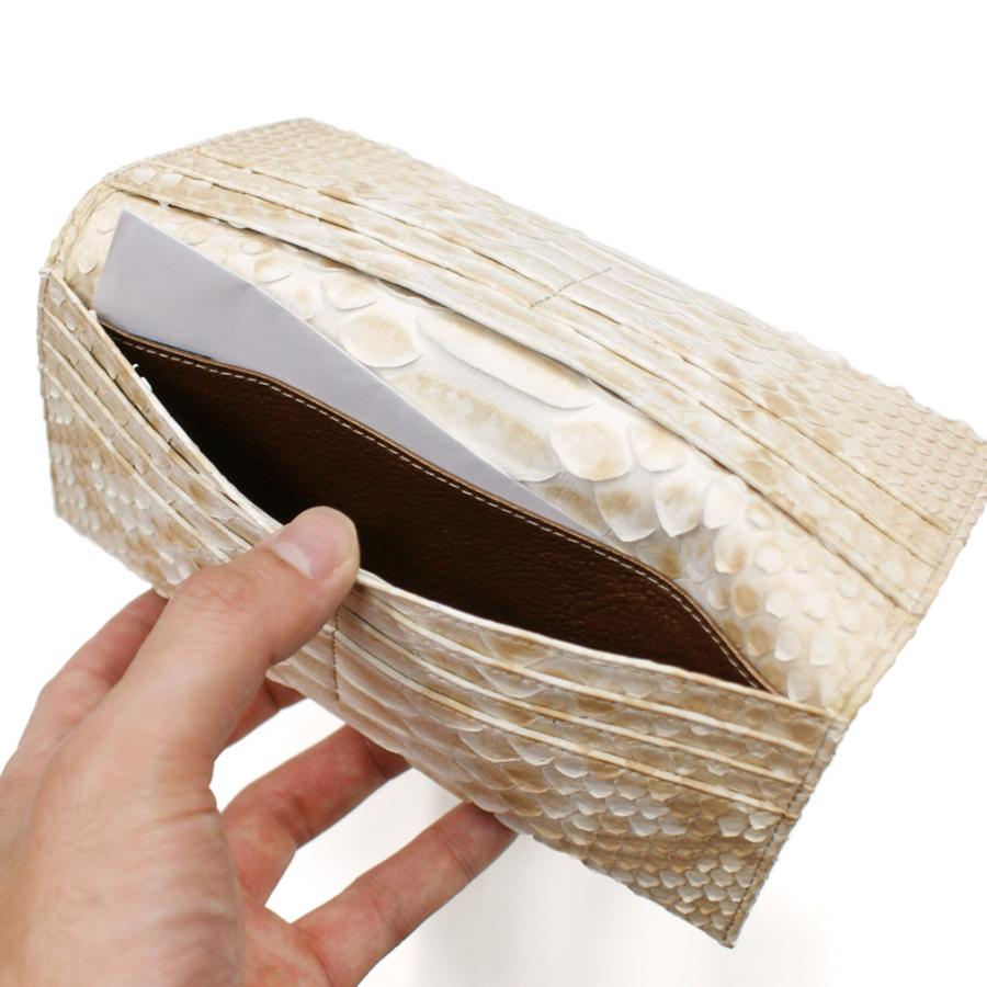 長財布 メンズ レディース 小銭入れなし マチなし スリム 薄い 薄型 本