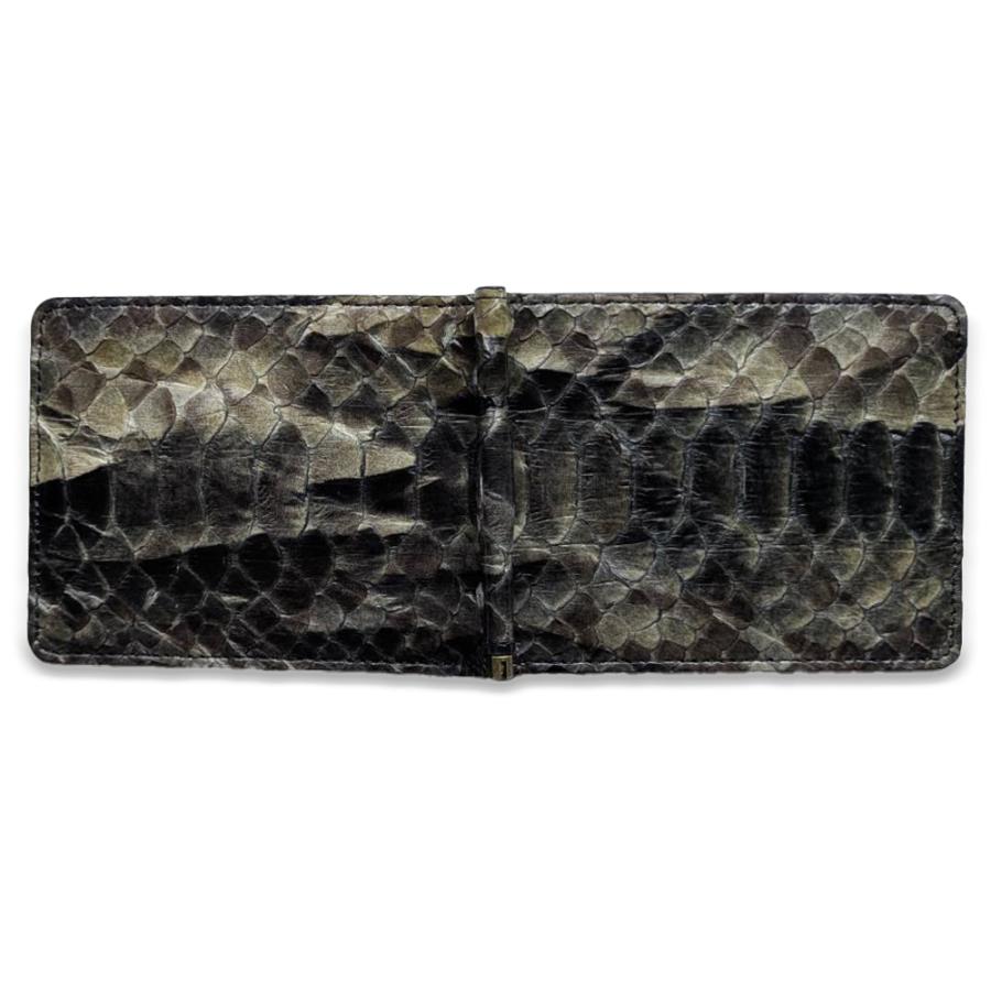 札ばさみ マネークリップ 薄型 財布 メンズ レディース 本革 パイソン ハードシェード 札ばさみ マネークリップ 薄型 財布 メンズ レディース 本革 パイソン