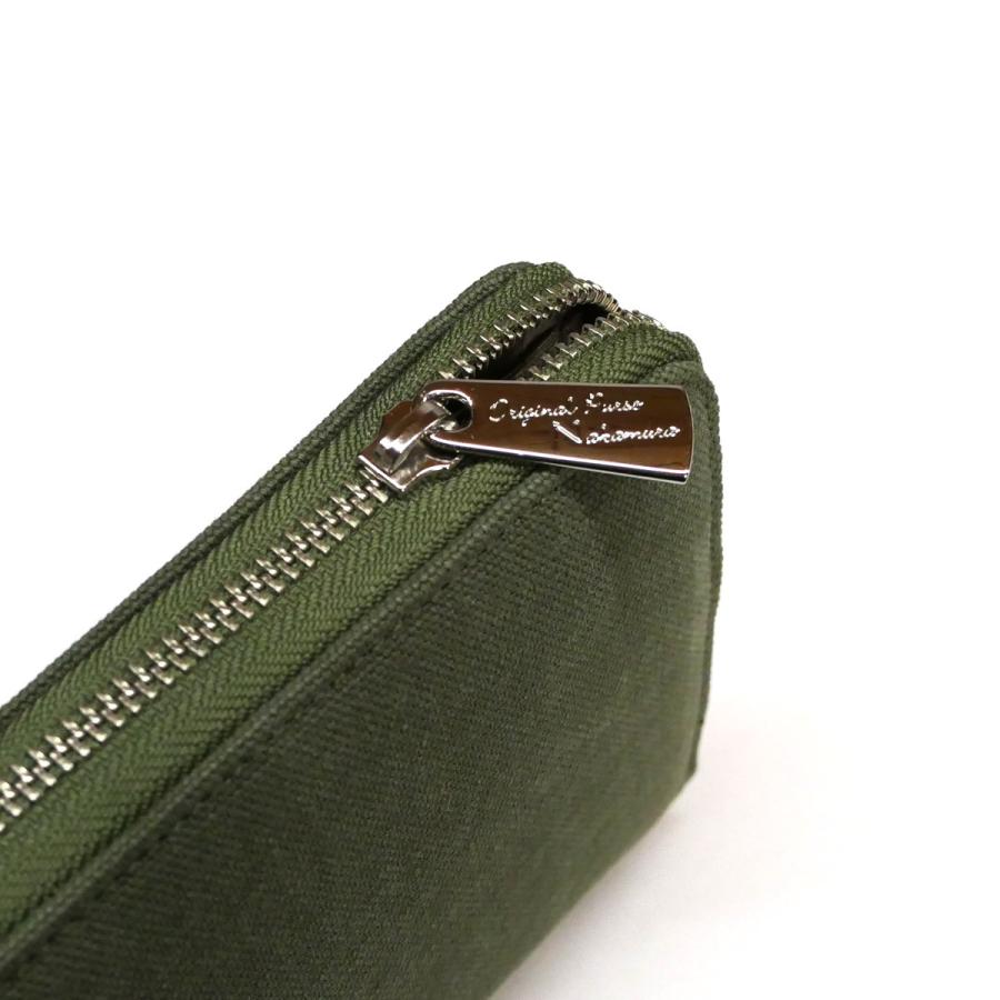 ラウンドファスナー長財布 ファスナー財布 本革 牛革 綿 織物 帆布 倉敷帆布使用 無地タイプa 全３色 チャコールグレー ネイビー ブラック Kuha1114 B 革財布店オリジナルパースナカムラ 通販 Yahoo ショッピング