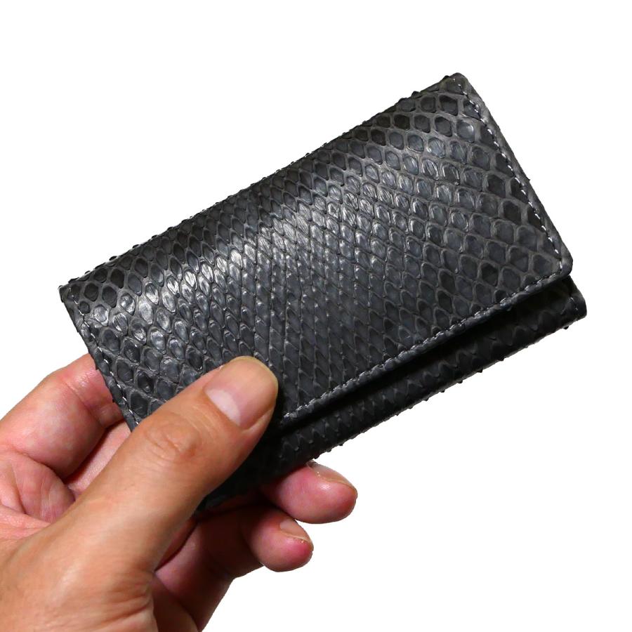 キーケース キーホルダー モラレス パイソン革 ヘビ革 牛革 5連金具