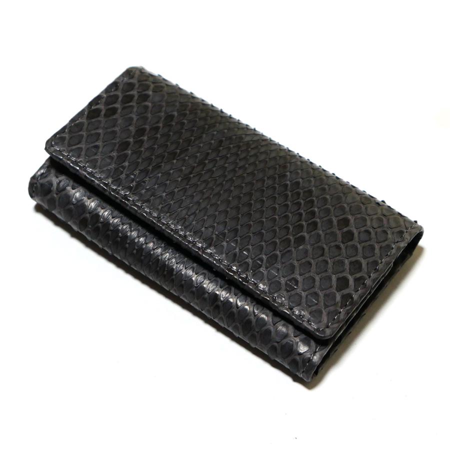 キーケース キーホルダー モラレス パイソン革 ヘビ革 牛革 5連金具 マット キーケース キーホルダー モラレス パイソン革 ヘビ革 牛革 5連金具