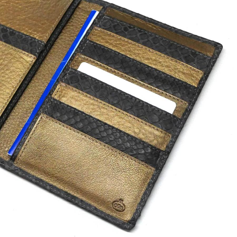 カードケース 診察券 お薬手帳 保険証 パスポート 通帳 カード各種 蛇革 本