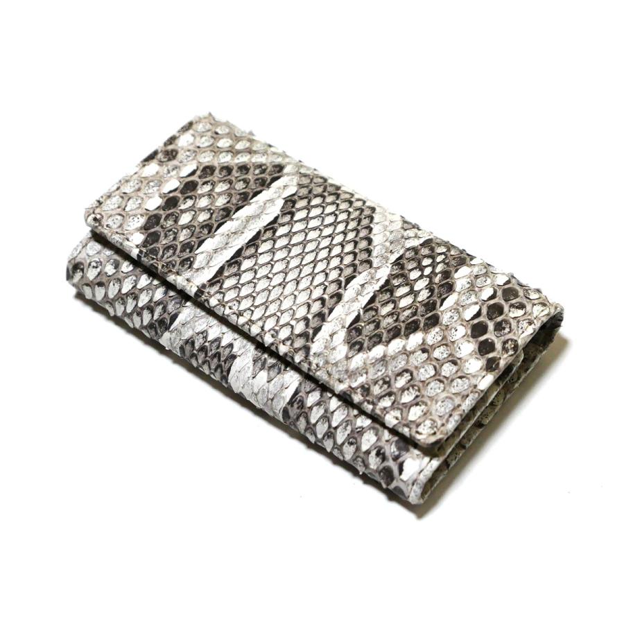 キーケース キーホルダー モラレス パイソン革 ヘビ革 牛革 5連金具