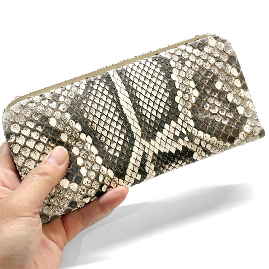 天溝がま口 長財布 がま口 天溝押口 くし型 天溝 口金 薄型 薄い