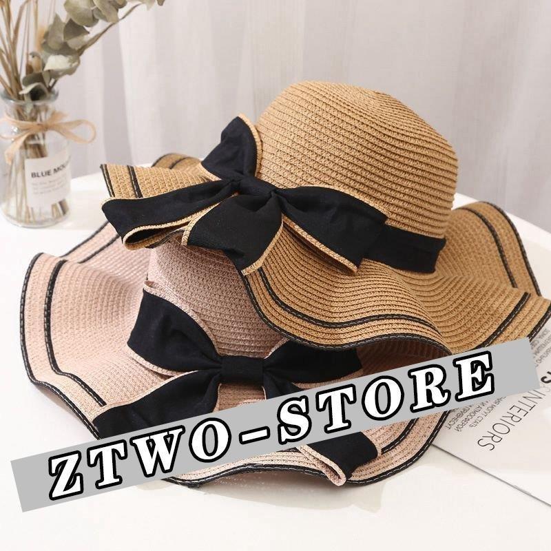 ストローハット 麦わら帽子 Uvカット帽子 おしゃれ レディース 帽子 折りたたみ 紫外線カット 新作続 紫外線カット