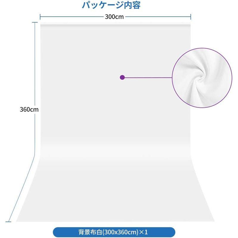 最安挑戦!最安挑戦!Hemmotop 撮影用 背景布 白 3m X 3.6m 撮影 布 無反射と反射面があり 白 布 撮影 大判 ポリエステル 白い布 袋縫い カメラアクセサリー Kate 1.5x2.2m マイクロファイバー 春おぼろげ桃の花背景石の背景木製ベンチの背景シームレスな背景