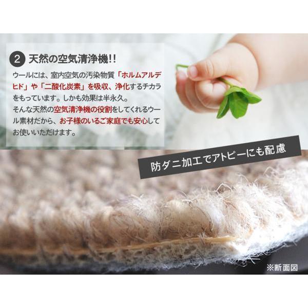 カーペット ラグ 絨毯 江戸間 4.5畳 4.5帖 ウール100% 防音効果 カーペット ラグ 絨毯 江戸間 4.5畳 4.5帖 ウール100% 防音効果