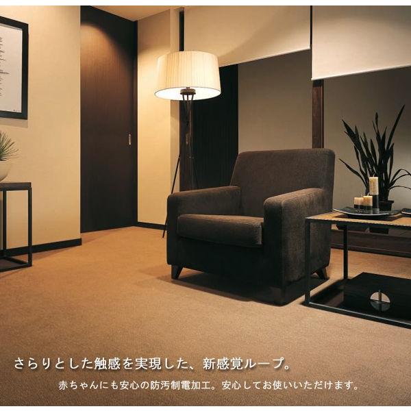 カーペット 7.5畳 本間 七畳半 ウールカーペット ラグ 7.5帖 絨毯 東リ エト4000_4