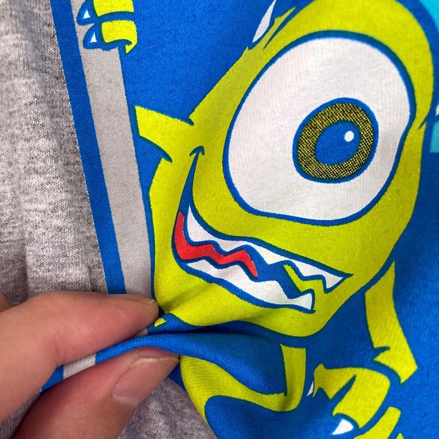 PIXAR Tシャツ メンズ ブランド モンスターズインク グレー