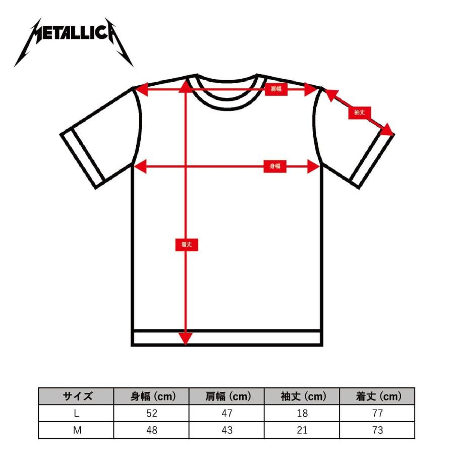 METALLICA（メタリカ） Tシャツ メンズ ブランド METALLICA ROCKT