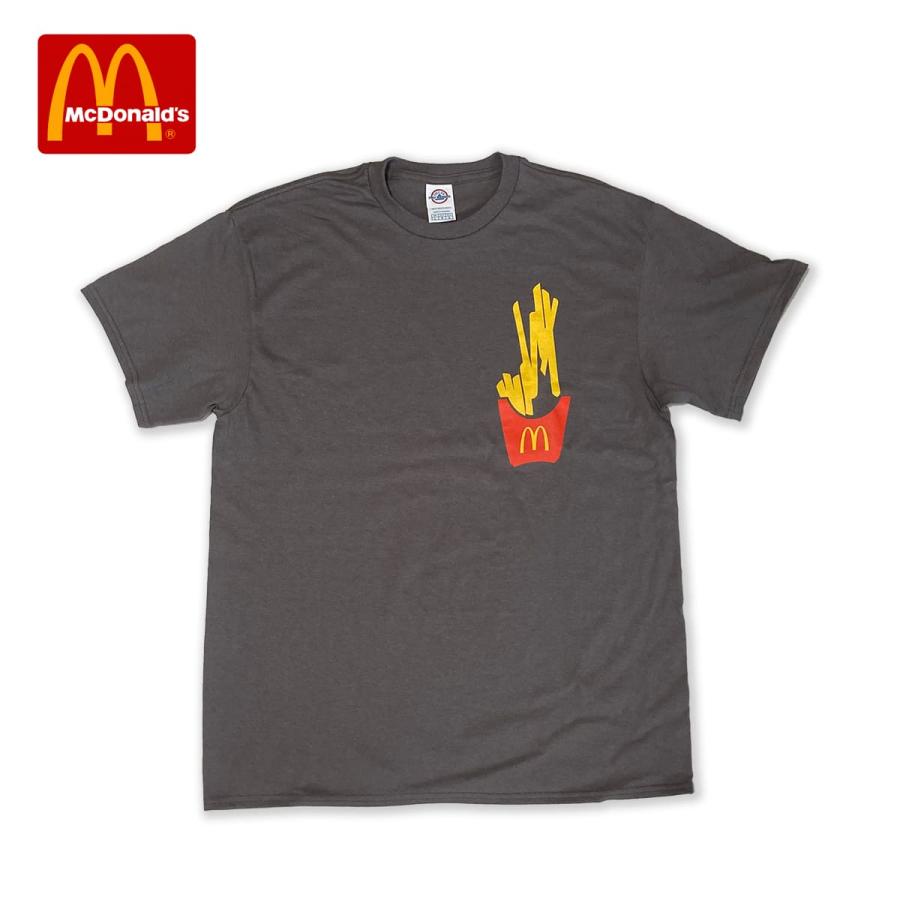 マクドナルド フライドポテト Tシャツ McDonald アメカジ グレー ロゴ