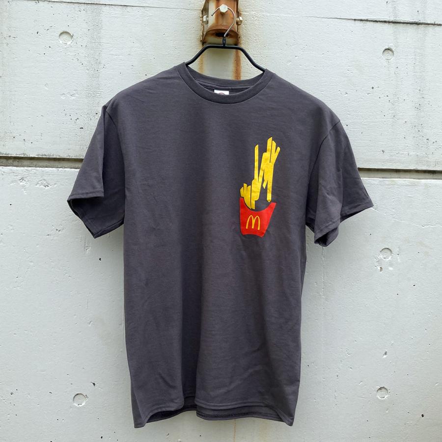 マクドナルド フライドポテト Tシャツ McDonald アメカジ グレー ロゴ