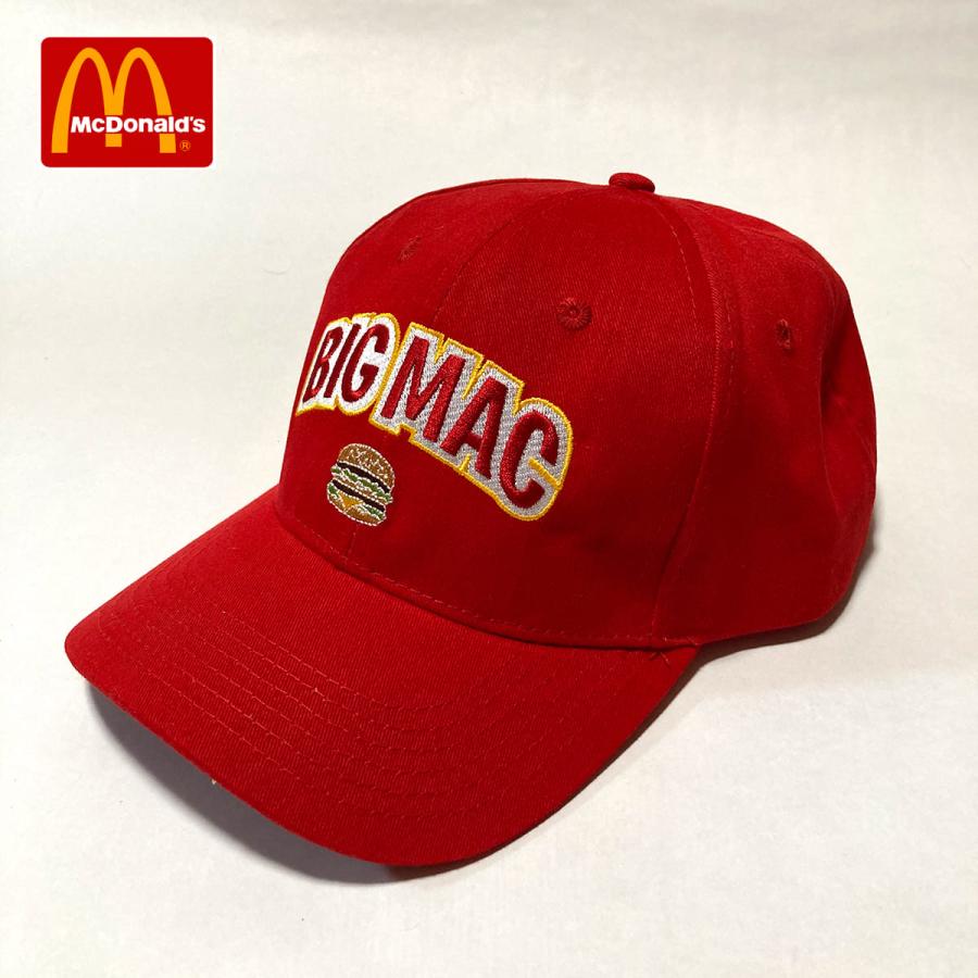 マクドナルド ビッグマック CAP McDonald BIG MAC アメカジ RED ロゴ