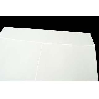 封筒 角形 A3用 再生ホワイト 120g/m2 センター貼 枠なし 200枚の画像