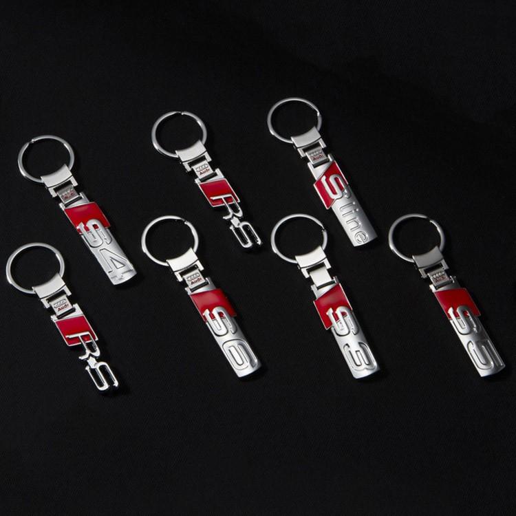 AUDI アウディ S LINE S3 S4 S5 S6 RS RS4 キーリング (キーホルダー 