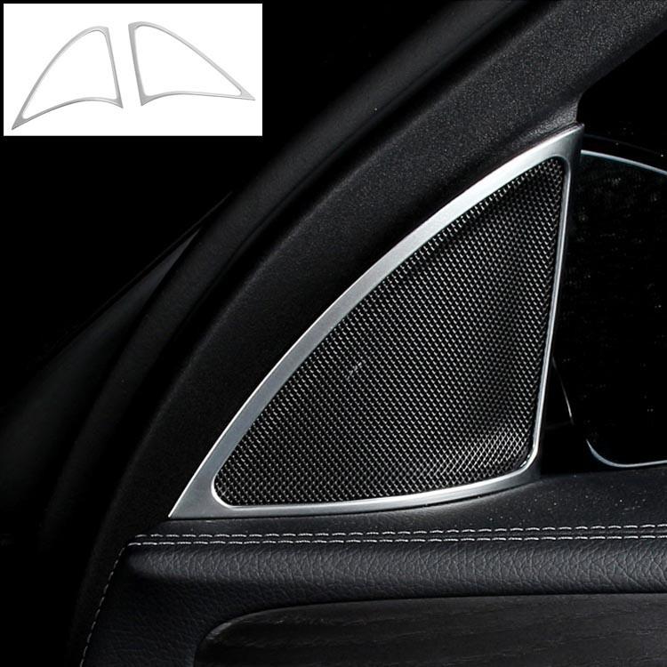 BENZ AMG メルセデス ベンツ GLAクラス GLA180 GLA250 ドア メッキ ディズニープリンセスのベビーグッズも大集合 インテリアパネル 2P 内装 サイドドア スピーカーリング カスタム 大規模セール ABS