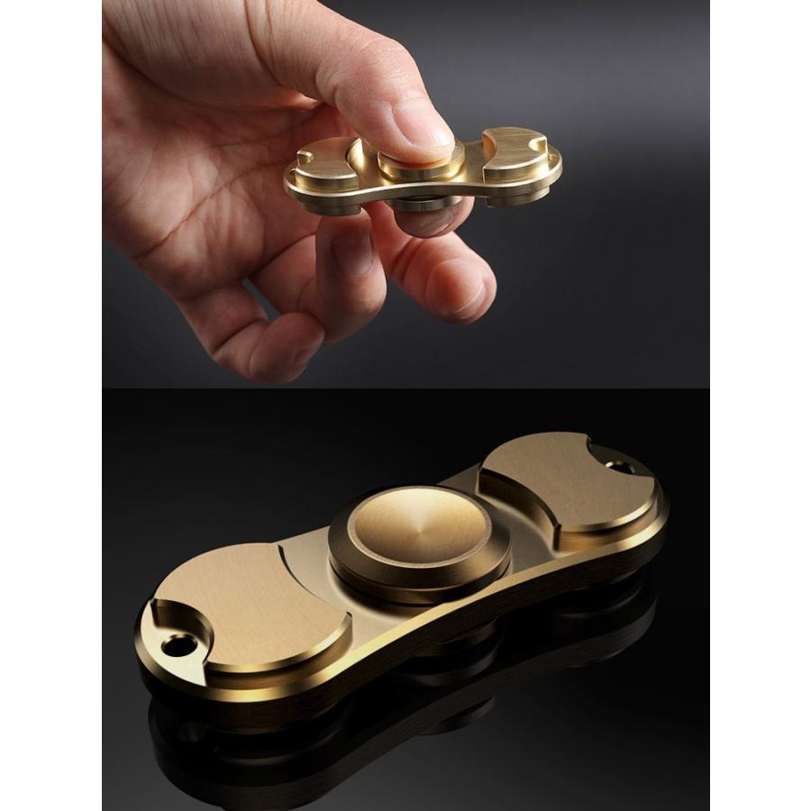 金属 Hand spinner チタン 合金 指 スピナー スピン フィジェット トイ fidget spinner 三角 人気の指遊び 指のこま 独楽回し ストレス解消 おもちゃ レインボー｜nakanokoubou｜02