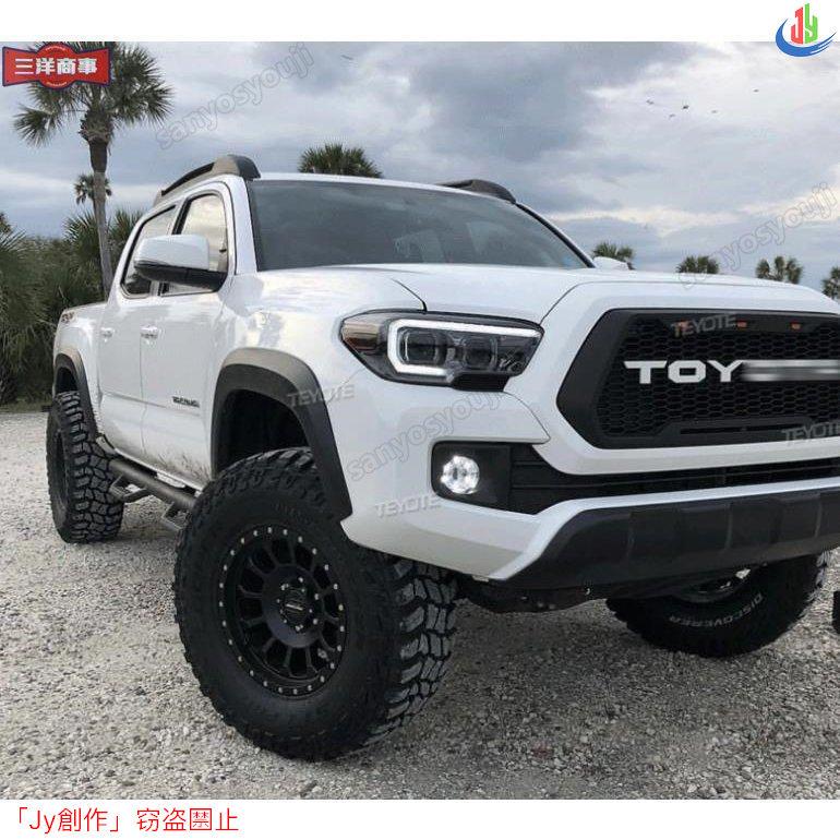 人気▲トヨタ タコマ TACOMA GRILLE 2016-2022 フロントグリル 3連 LED グリルバッジ付き 外装 フロントグリル ガーニッシュ｜nakanoooo｜05