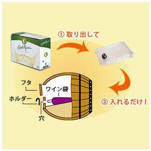 BOXワイン用樽サーバー 「横型」 2つ穴