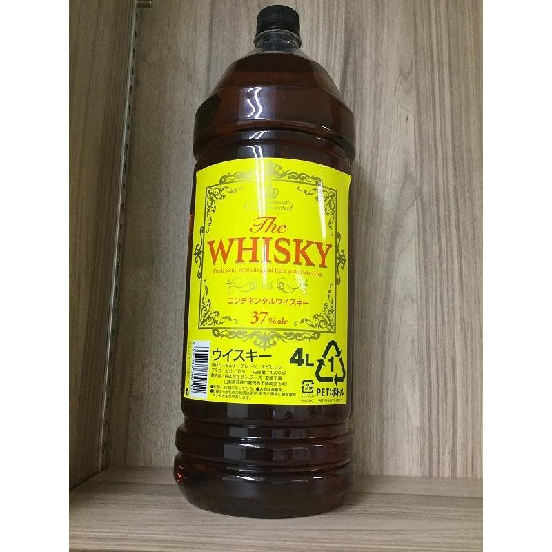 コンチネンタルウイスキー37度 4L ペット : SAKE なかの - 通販