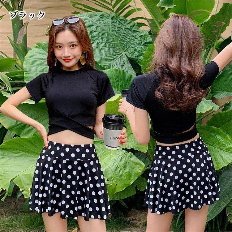 贈り物 ワンピース水着 レディース Tシャツ 半袖 体型カバー オトナ女子 大人 大きいサイズ ママ水着 ビキニ サイズ L Www We Job Com