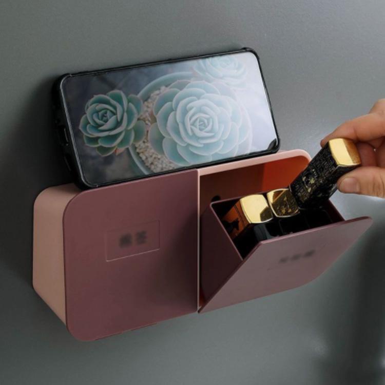 収納ケース コスメ収納 壁掛け 壁面 生理用品 小物収納 小物入れ 化粧品 メイク用品 シンプル トイレ 壁掛け収納 トイレポット ウォール トイレ |  | 04