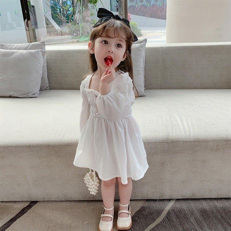 手数料安い 長袖ワンピース子供服韓国子供服ワンピースキッズ女の子可愛いお姫様ワンピース春秋 Avmap Gr