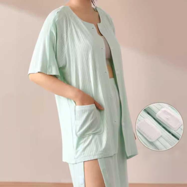 冷感 介護用パジャマ 冷感 介護パジャマ 夏用 M ショートパンツ ハーフパンツ マジックテープ 寝まき パジャマ 男性 上下セット レディース セッ |  | 03