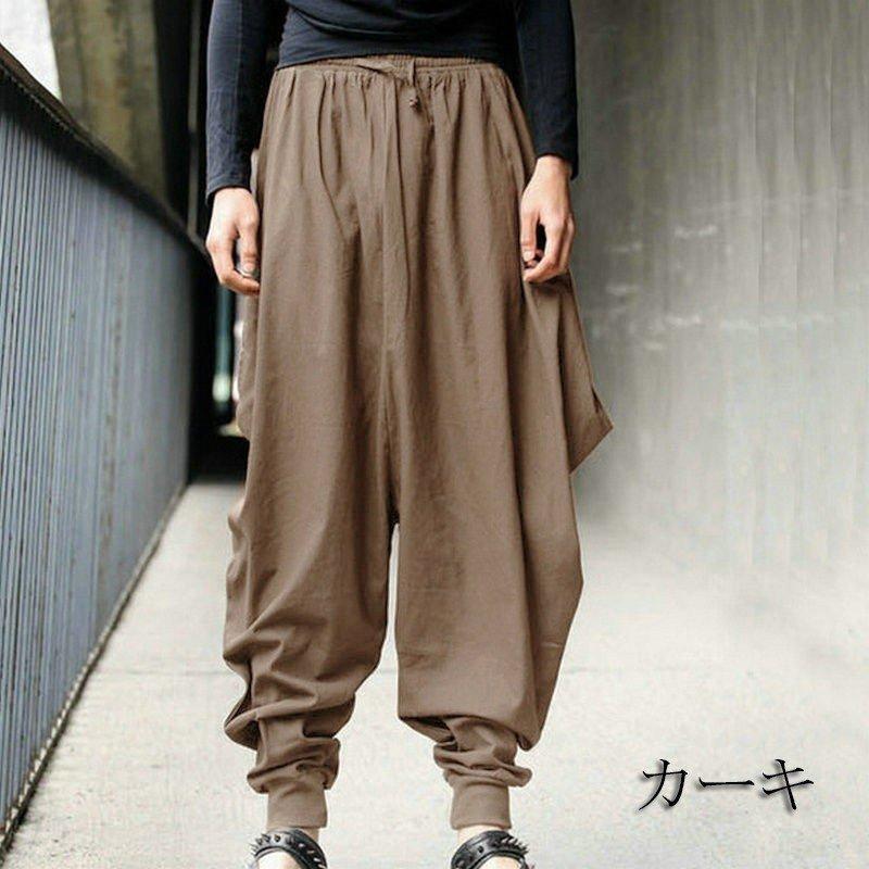 サルエルパンツ メンズ ボトムス ワイドパンツ ガウチョパンツ