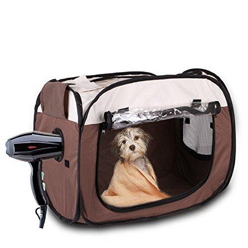 ペッ グルーミング ドライルーム ペットハウス ヘアドライヤー 乾燥ボックス 猫 乾燥ケース 携帯便利 犬