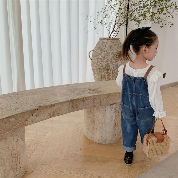 オーバーオール キッズ 韓国子供服 子供服 ボーダー 無地 おしゃれ 可愛い 軽い 男の子 女の子 オールインワン サロペット 90cm 100cm 110cm 1cm 130cm 最新情報