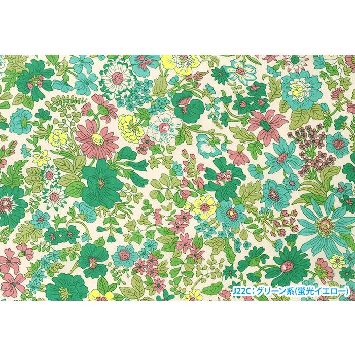 リバティプリント Emily エミリー 06-3636163N J22B J22C J22D ネオン