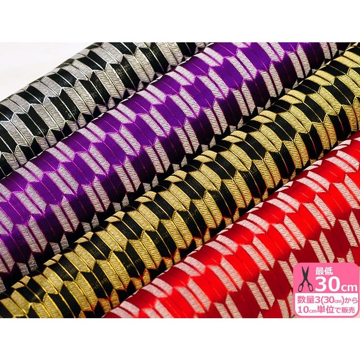 はいからさん 矢絣 矢羽 文様 ジャガード 和柄 ラメ糸 イベント 衣装